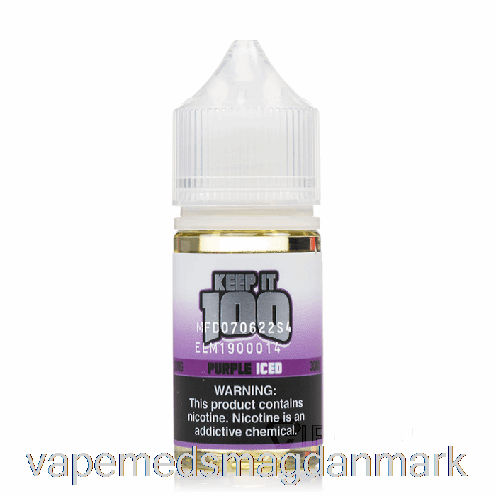 Engangs Vape Danmark Lilla Iced - Se Det 100 Salt - 30ml 50mg